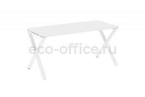 Стол рабочий LOFT VR.L-SRX-4.7 Белый Бриллиант / Белый металл фото