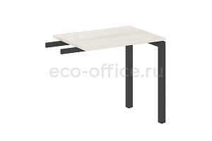 Приставной элемент на П-образном м/к METAL SYSTEM QUATTRO 5x5 50БП.ПР-2 Дуб Наварра / Антрацит металл фото
