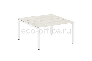 Рабочая станция METAL SYSTEM QUATTRO 5x5 50БП.РАС-СП-2.3 Дуб Наварра / Белый металл фото