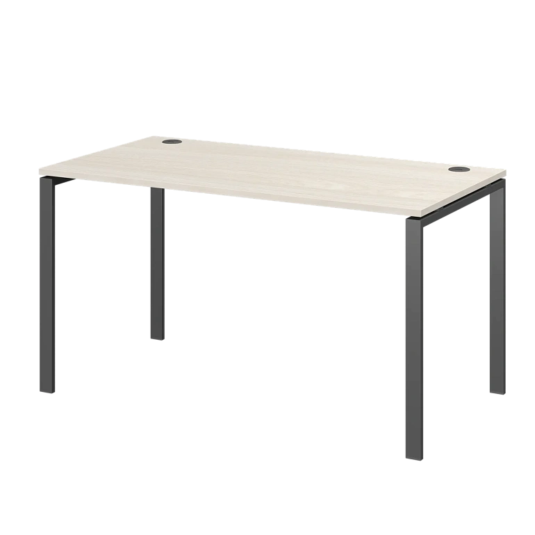 стол на металлокаркасе protech ам-004 ясень шимо/антрацит фото