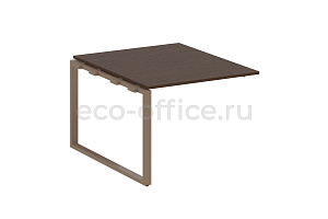 Проходной наборный элемент переговорного стола METAL SYSTEM STYLE БО.ППРГ-1 Венге Цаво / Мокко металл фото