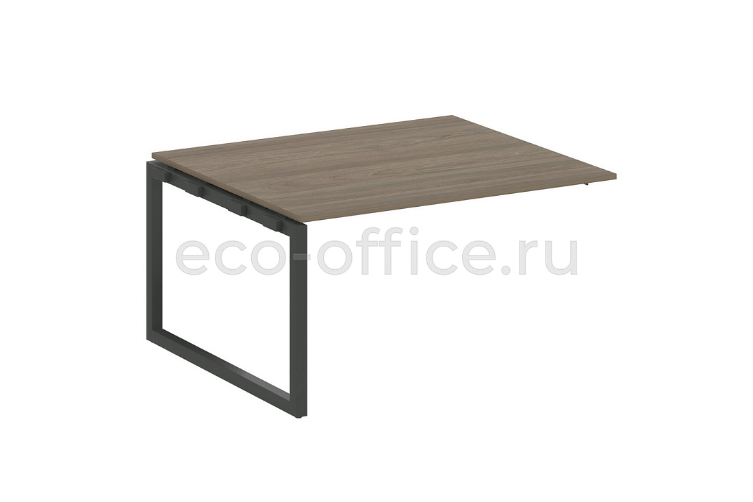 Проходной наборный элемент переговорного стола METAL SYSTEM QUATTRO 5x5 50БО.ППРГ-3 Вяз Благородный / Антрацит металл   стоимость