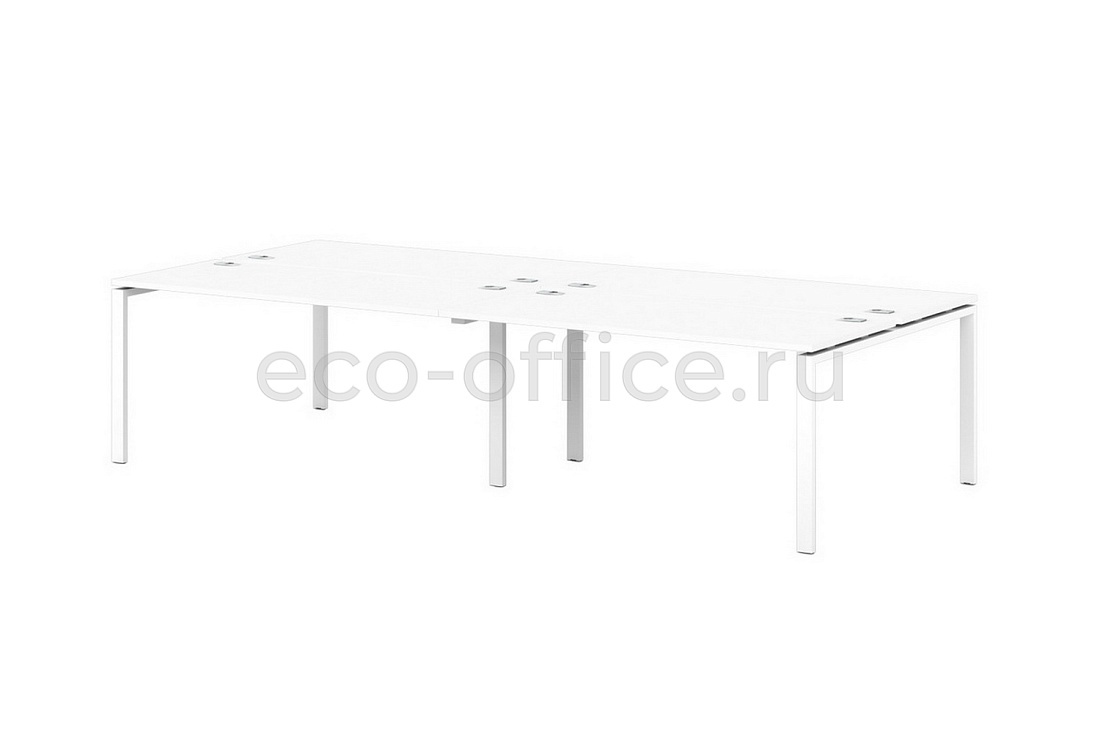 Бенч-система на металлокаркасе 60*30 SENTIDA STEEL S-143 Белый  стоимость