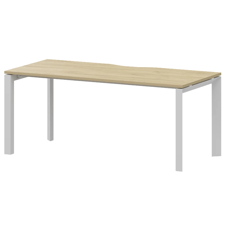 стол на металлокаркасе protech нтмп.п-160 баттл рок/белый фото