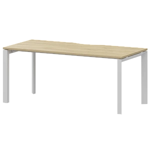 Стол на металлокаркасе Protech НТМП.П-160 Баттл Рок/Белый фото