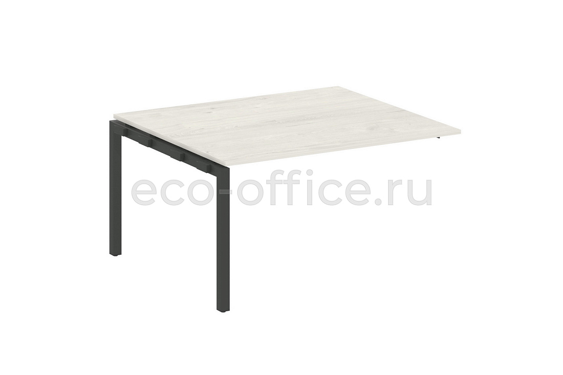 Проходной наборный элемент переговорного стола METAL SYSTEM QUATTRO 5x5 50БП.ППРГ-3 Дуб Наварра / Антрацит металл   стоимость
