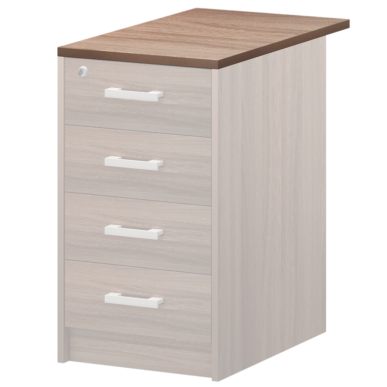 крышка к приставным тумбам protech а-707 темный шимо фото