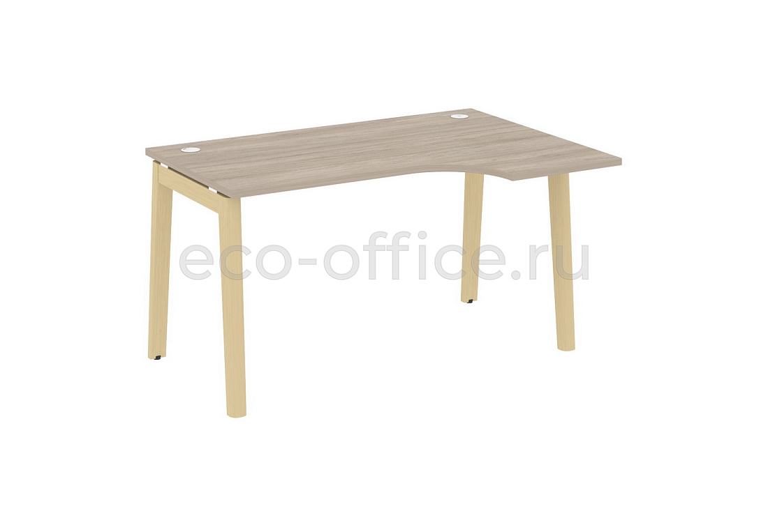 Стол эргономичный правый ONIX WOOD OW.SA-2 (R) Дуб Аттик / Дуб Светлый  стоимость
