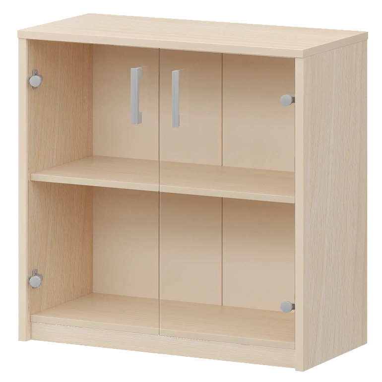 стеллаж низкий с прозрачным стеклом protech а-302/а-стл302пр бук фото