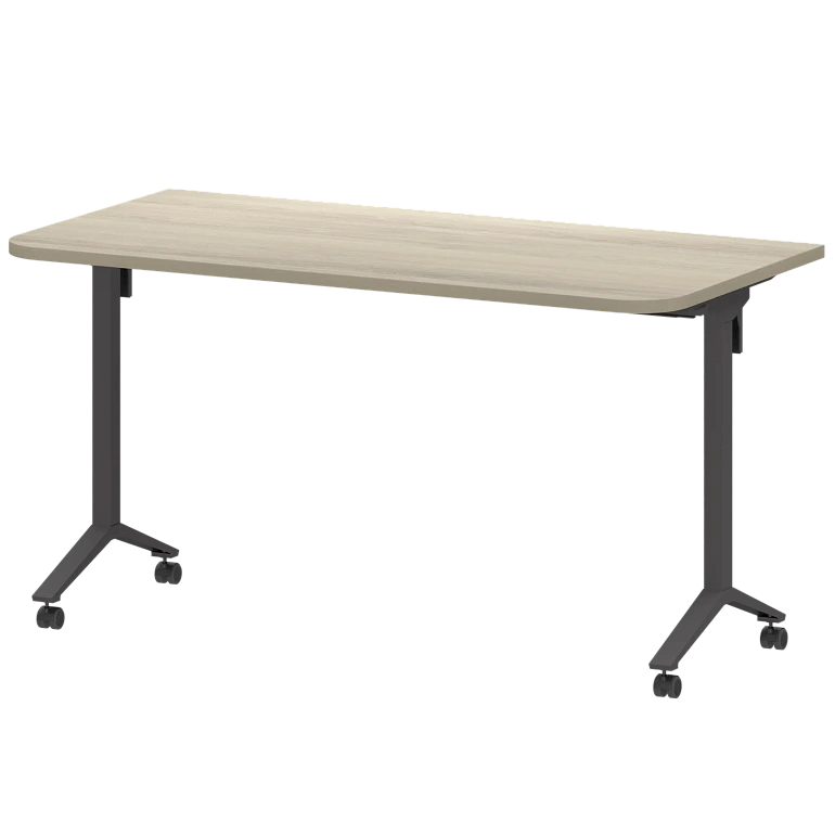 стол мобильный складной радиусный protech мб25-140.70р кронберг/антрацит фото