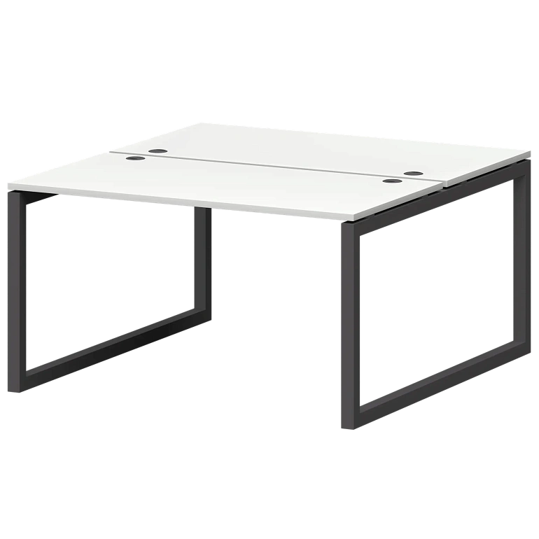 бенч двойной на металлокаркасе protech смс2-о-10к.149.пр50 белый/антрацит фото