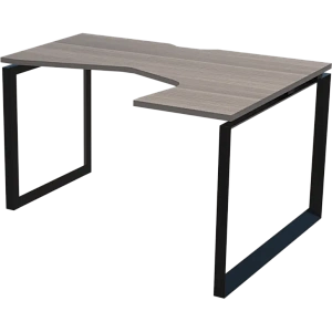 Стол эргономичный правый на металлокаркасе Protech НТМП.О-060.ПР Лиственница/Антрацит фото