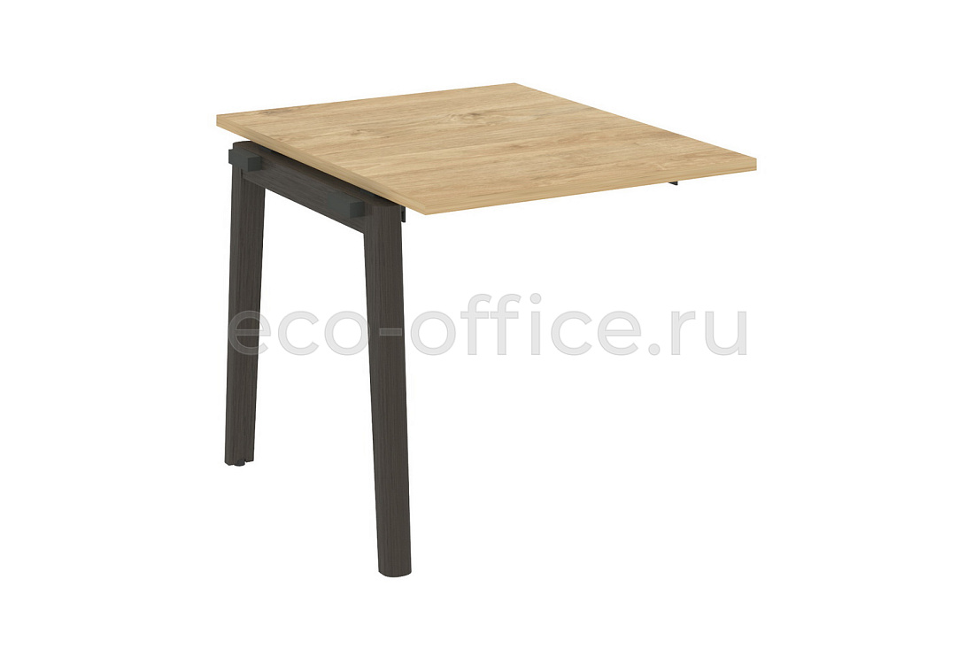 проходной наборный элемент переговорного стола onix wood ow.nprg-0 тиквуд светлый / дуб тёмный фото