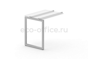 Металлокаркас на O-образной опоре 40х40 для приставки 600*600 Серый металл фото