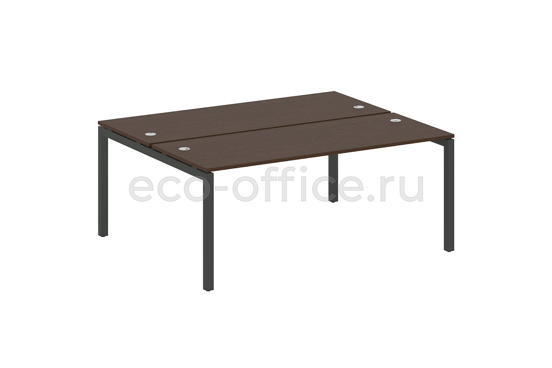 Рабочая станция METAL SYSTEM QUATTRO 5x5 50БП.РАС-СП-2.5 Венге Цаво / Антрацит металл купить в Москве
