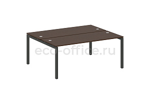 Рабочая станция METAL SYSTEM QUATTRO 5x5 50БП.РАС-СП-2.5 Венге Цаво / Антрацит металл фото