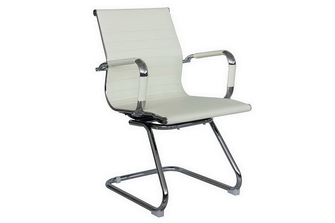 Конференц-кресло RV Chair HUGO 6002-3 Бежевая экокожа  стоимость