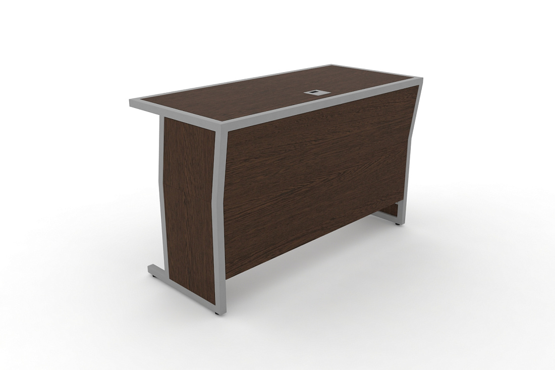 Стол для преподавателя DESK DK-1200U Венге / Серый Металл  стоимость