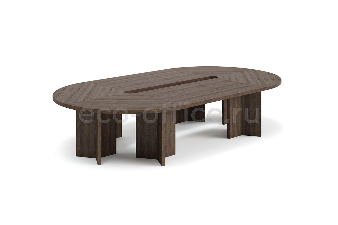 Стол переговоров LAVA Conference table 360x200 Табак купить в Москве