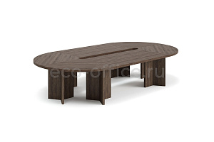 Стол переговоров LAVA Conference table 360x200 Табак фото