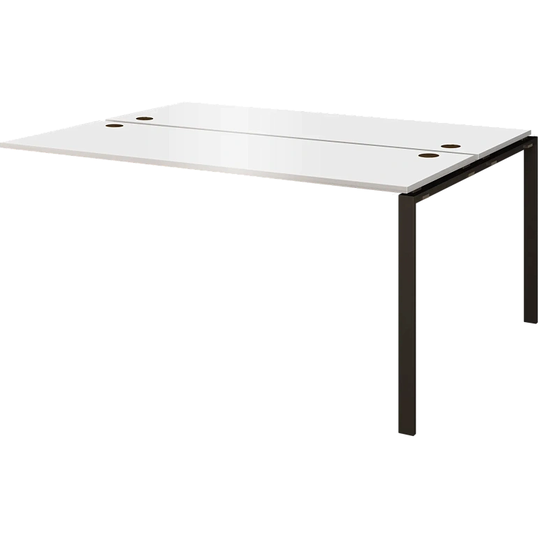 модуль двойной на 2 рабочих места protech амбэ-003.60 белый/антрацит фото