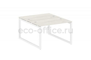 Рабочая станция METAL SYSTEM QUATTRO 5x5 50БО.РАС-СП-2.2 Дуб Наварра / Белый металл фото