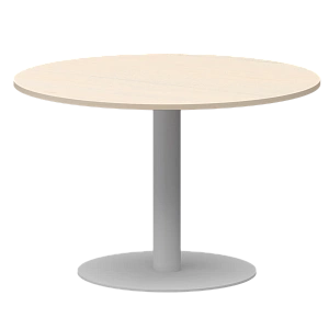 Стол круглый Protech АМ-Д120 Бук/Белый фото