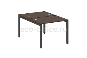 Рабочая станция METAL SYSTEM QUATTRO 5x5 50БП.РАС-СП-2.1 Венге Цаво / Антрацит металл фото