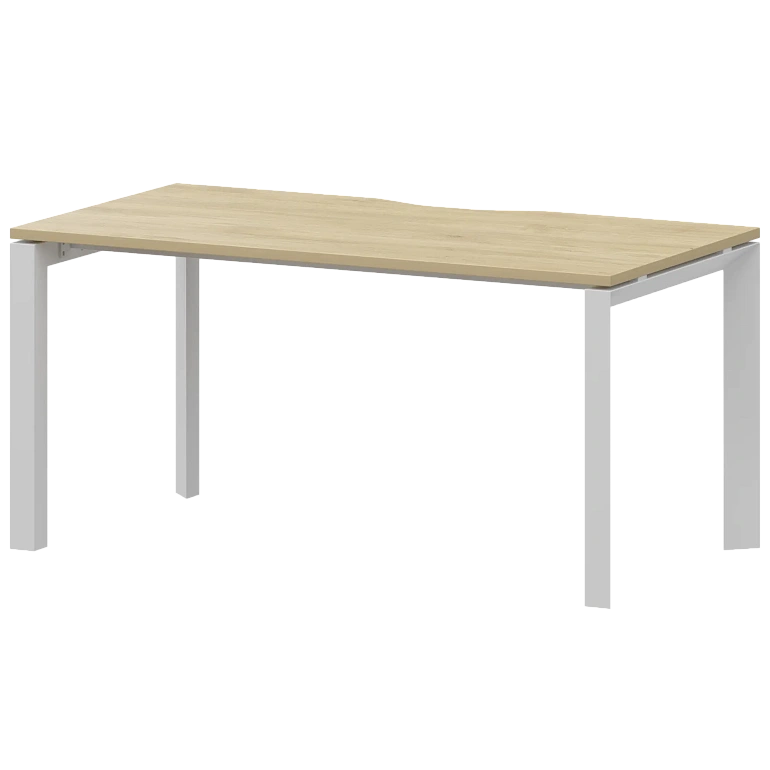 стол на металлокаркасе protech нтмп.п-140 баттл рок/белый фото