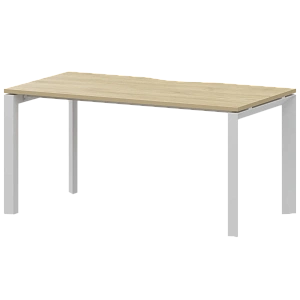 Стол на металлокаркасе Protech НТМП.П-140 Баттл Рок/Белый фото