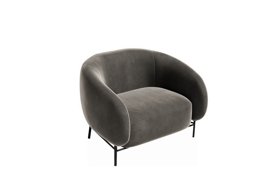 диван одноместный belt blt-1 велюр velutto 75 фото