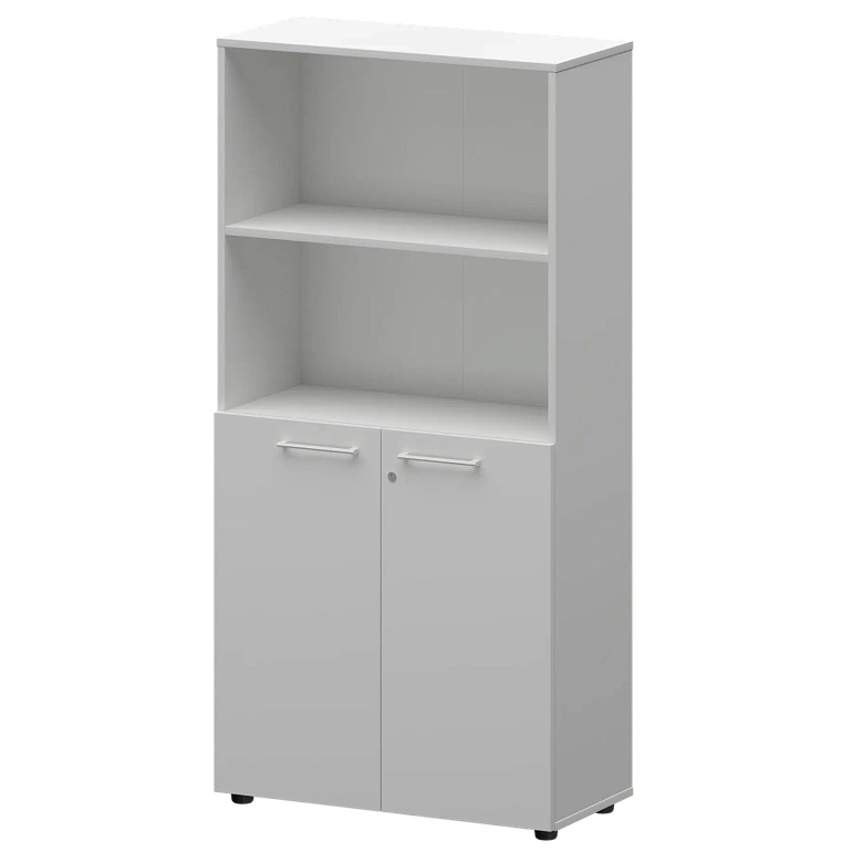 шкаф высокий полузакрытый protech смш48.28f(б) белый фото