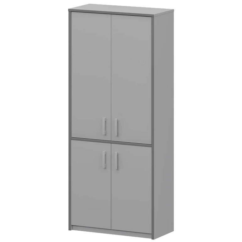 шкаф комбинированный закрытый protech а-310/а-610 серый фото