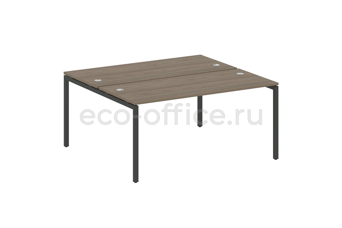 Рабочая станция METAL SYSTEM QUATTRO 4x4 40БП.РАС-СП-2.4 Вяз Благородный / Антрацит металл   стоимость