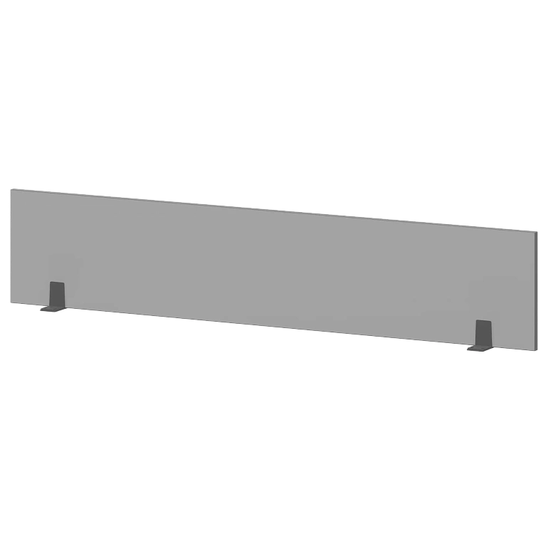 экран для одиночного стола protech смэ18-16 серый/антрацит фото
