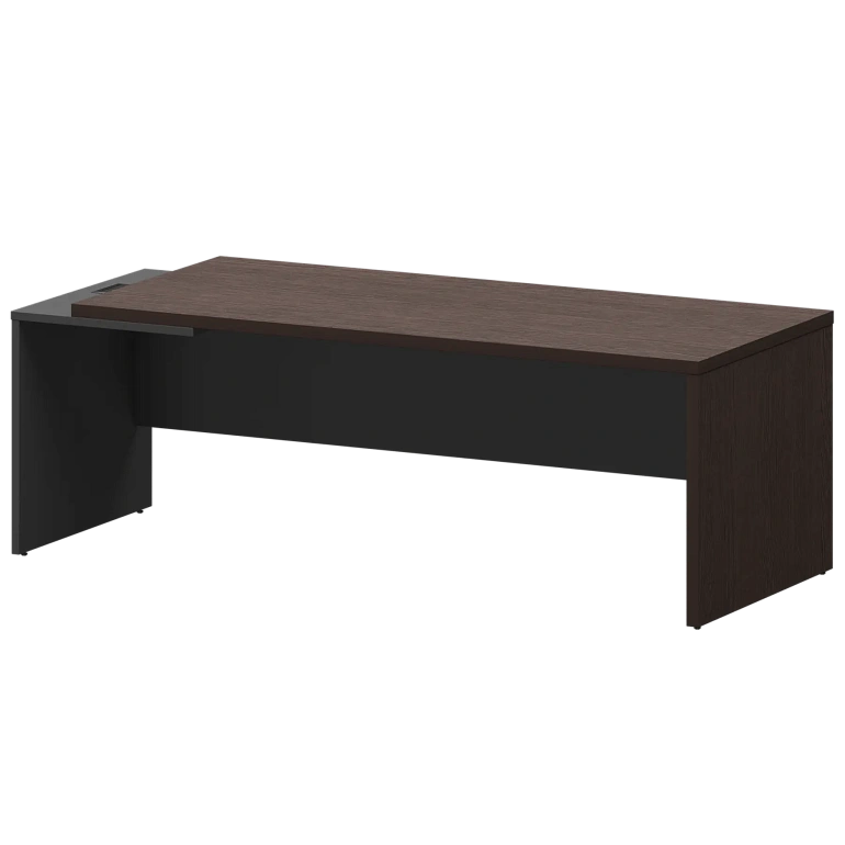 стол руководителя левый protech kz-22l дуб венге/графит фото