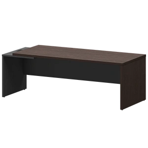 Стол руководителя левый Protech KZ-22L Дуб венге/Графит фото