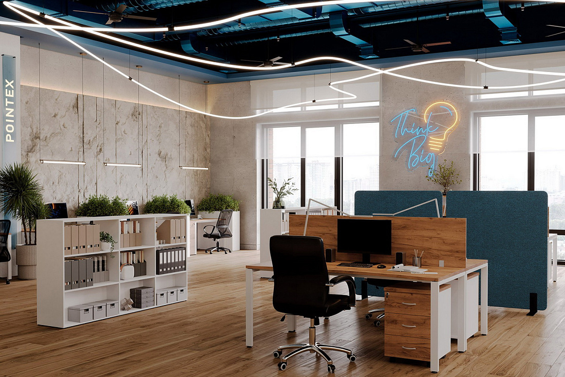 мебель для персонала tess дуб крафт золотой фото