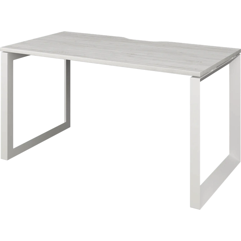 стол на металлокаркасе protech нтмп.о-120 сосна винтер/белый фото