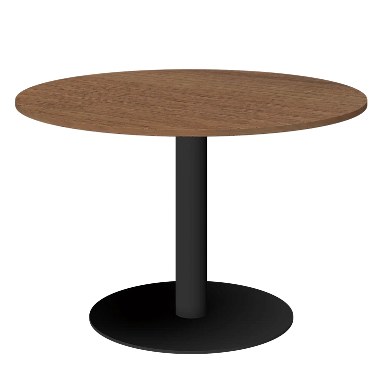 стол круглый protech ам-д120 орех/антрацит фото