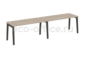Рабочая станция на 2 рабочих места ONIX WOOD OW.RS-2.4.7 Дуб Аттик / Дуб Тёмный фото