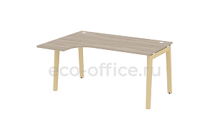 Стол эргономичный левый ONIX WOOD OW.SA-4 (L) Дуб Аттик / Дуб Светлый фото