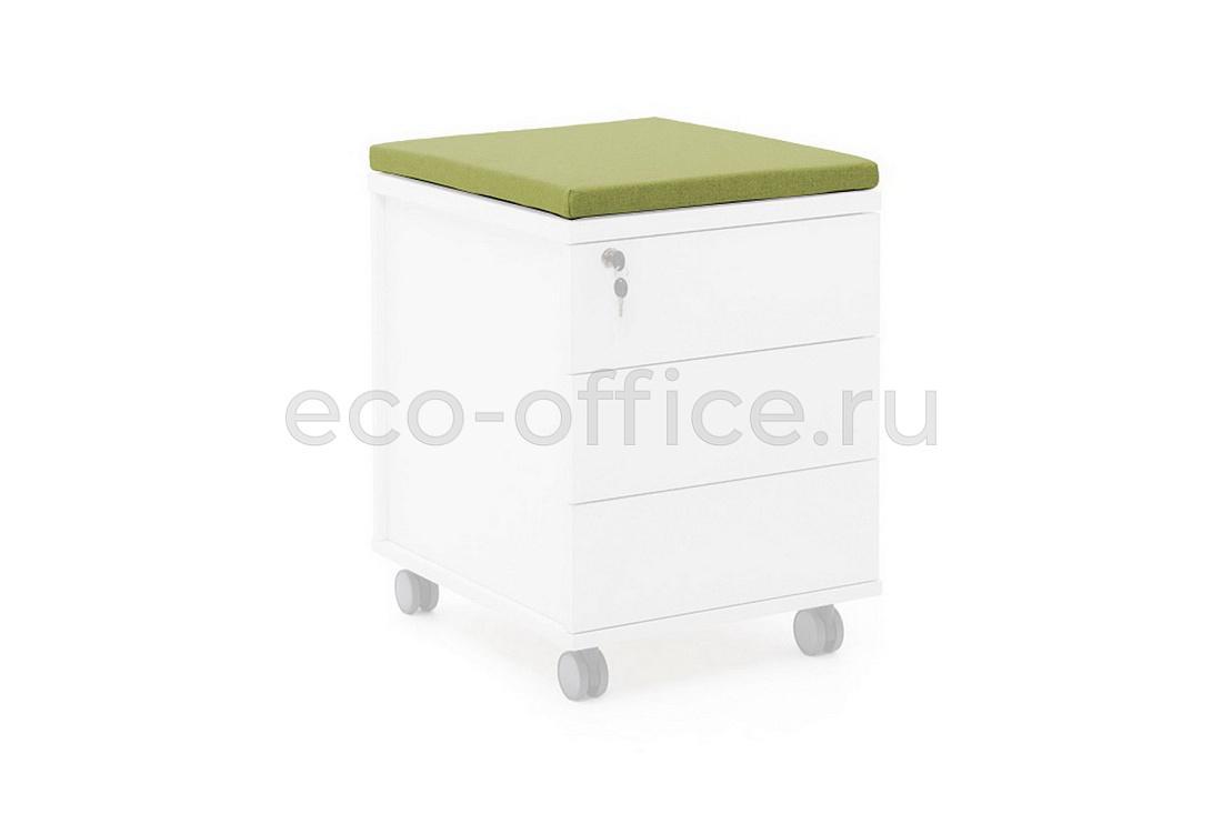 Подушка на тумбу TOUR seat Ped 44cm KITON 08 Зелёная ткань  стоимость