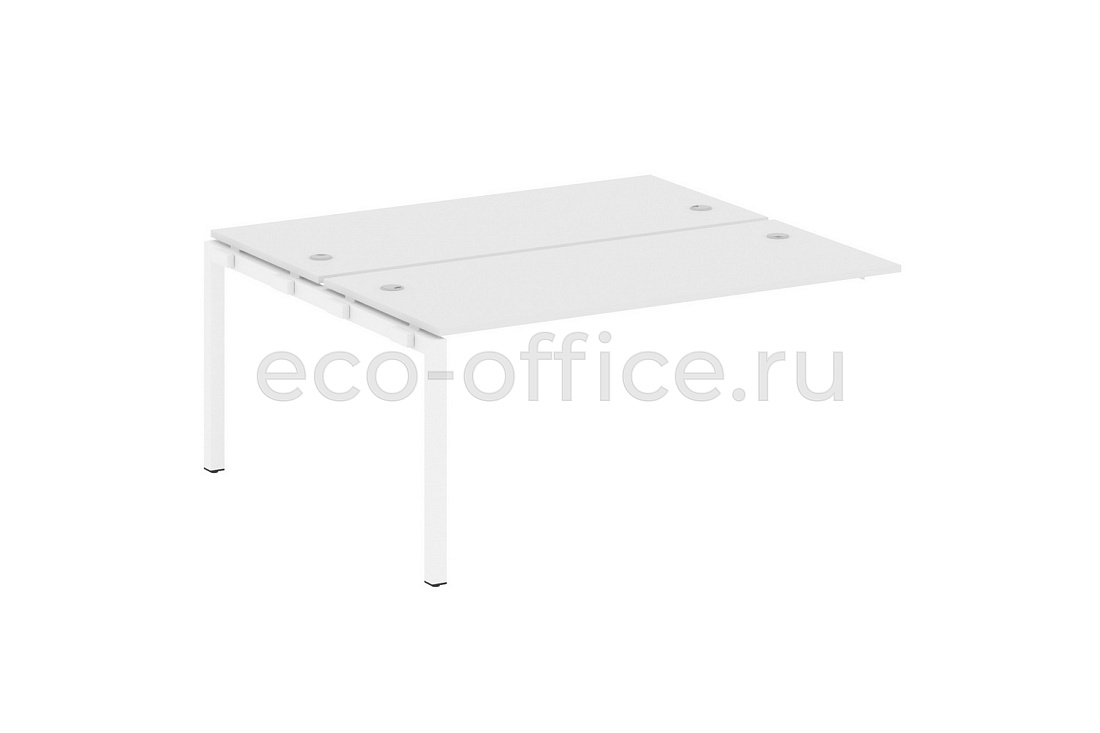 Проходной наборный элемент METAL SYSTEM QUATTRO 5x5 50БП.ПРС-СП-2.4 Белый / Белый металл купить в Москве