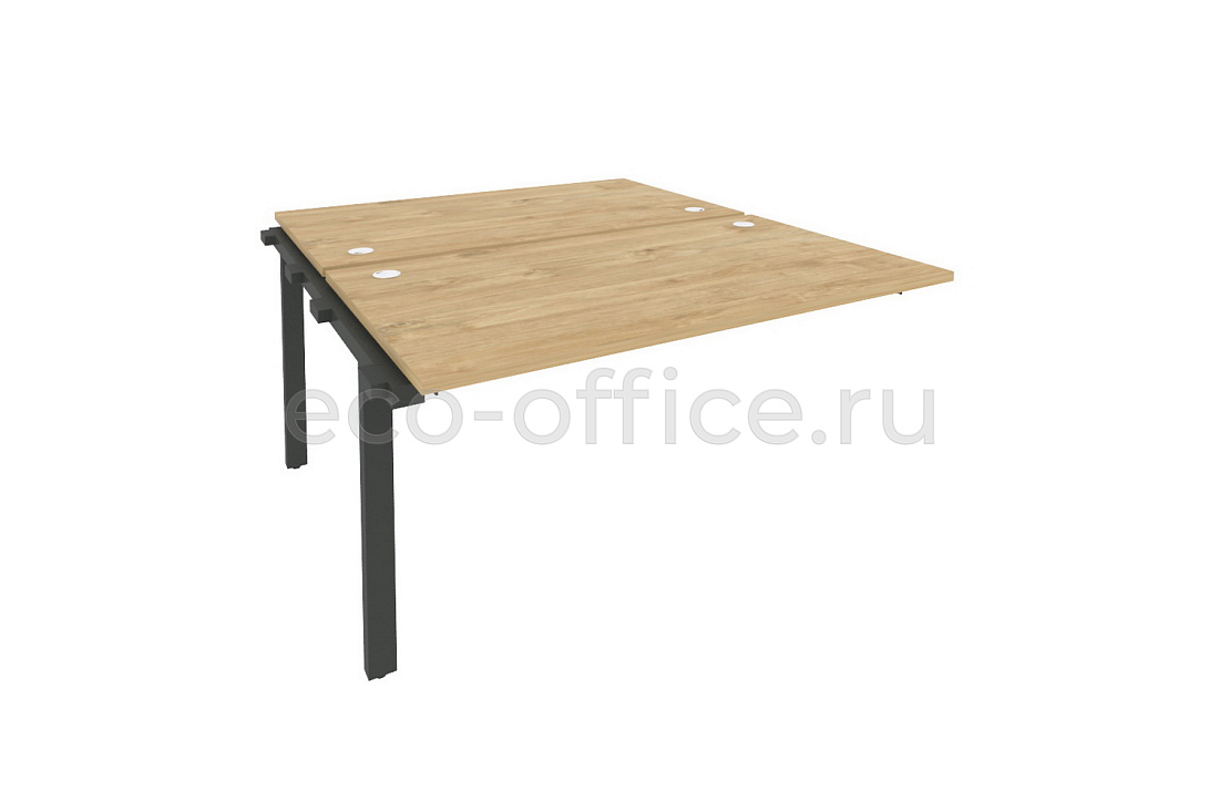 Наборный элемент рабочей станции на П-образном м/к ONIX O.M-2.NRS-3.8 Тиквуд Светлый / Антрацит металл  стоимость