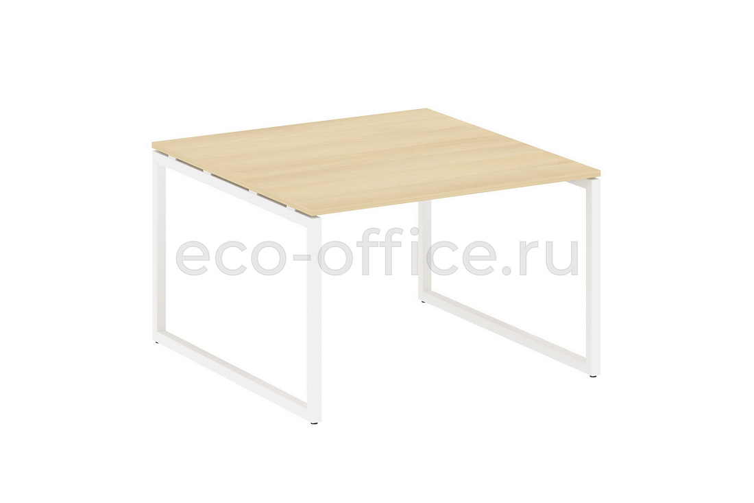Стол переговорный (1 столешница) METAL SYSTEM QUATTRO 4x4 40БО.ПРГ-1.2 Акация Лорка / Белый металл  стоимость