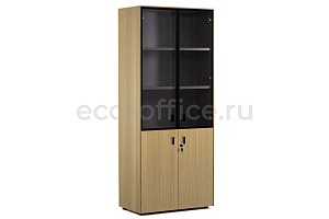 Шкаф комбинированный ENZO 109 714 ECL-L 01 Эвкалипт Светлый / Чёрный металл фото