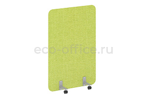 Перегородка на металлических опорах, на роликах R-LINE SOFT AP.R-100-150 Рогожка Romeo 01 / Серый металл фото