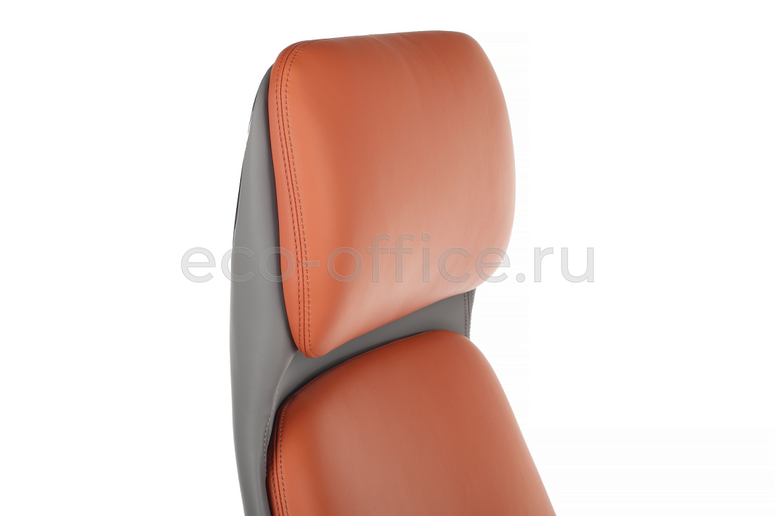 Кресло руководителя RV Design NAPOLI YZPN-YR020 Оранжевая кожа  стоимость