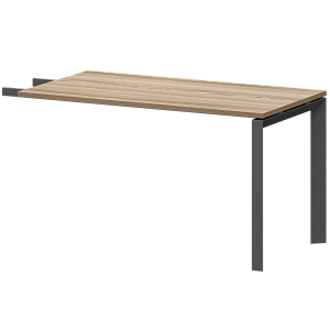 Бриф-приставка на металлокаркасе Protech НТМПБ-П-735 Дуб сафари/Антрацит фото